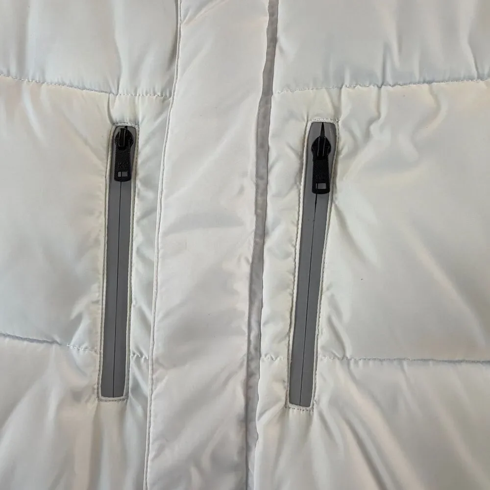 Kenneth Cole New York Puffer Jacket Men XL Hooded Gray